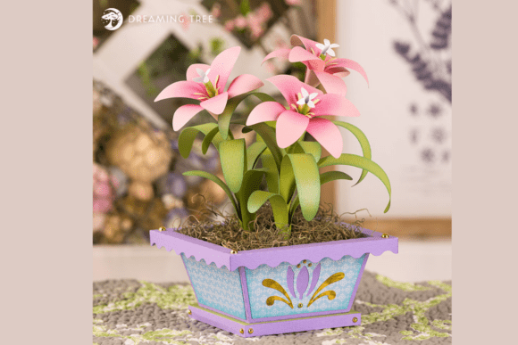 Bringing Fantasy to Life with the Fairy Lilies SVG Paper Project