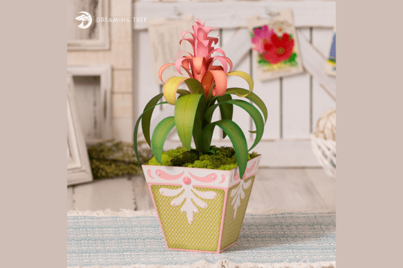 Bromeliad Planter SVG: Your Guide to 3D Paper Blooms