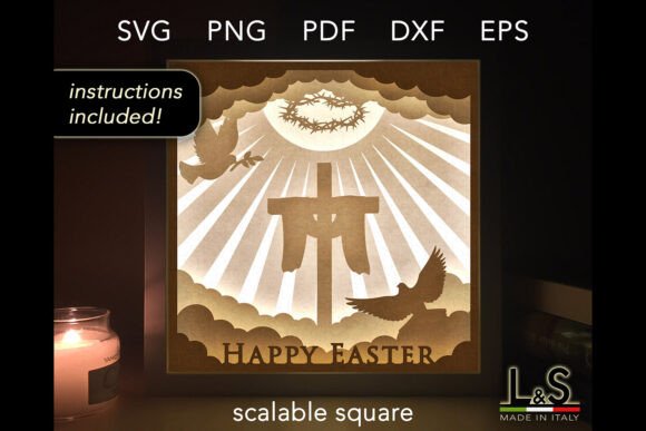 Crafting Light and Faith: A Comprehensive Guide to the Easter Resurrection Shadow Box SVG