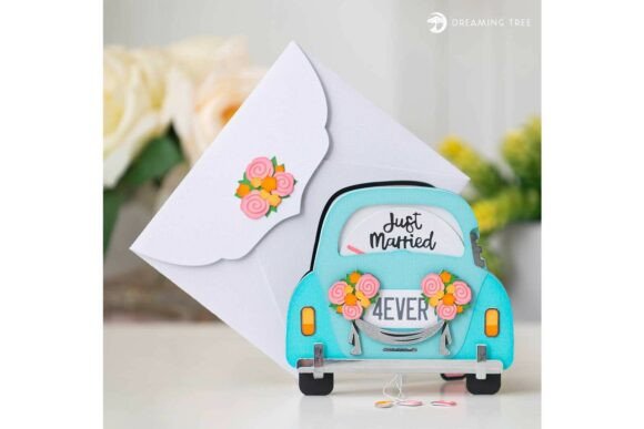 Create a Stunning Just Married Reveal Card SVG