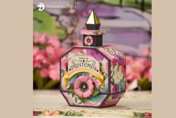 Elevate Your Gifting Game with a Perfume Bottle Gift Box SVG