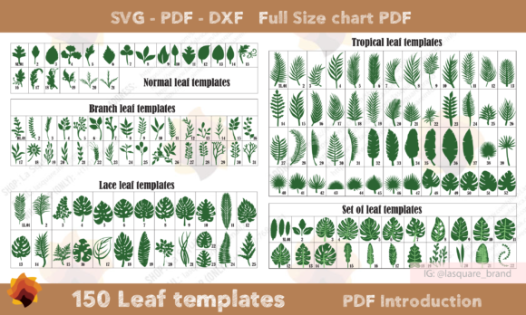 Exploring the Versatility of 150 Leaf Templates for Modern Crafting Projects