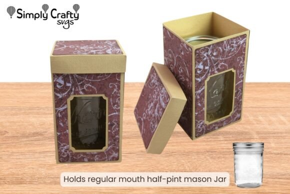 Transform Your Homemade Gifts with a Half-Pint Mason Jar Box SVG